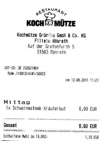 cchm Hffner Kochmtze Restaurant